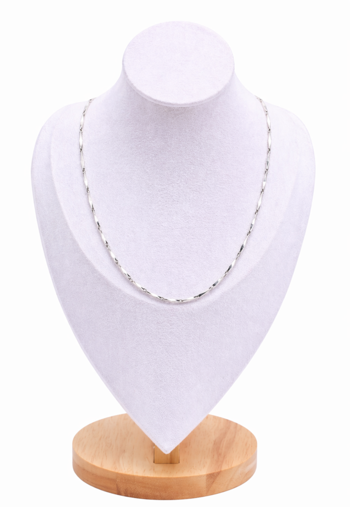 Shimmering Silver Thin Daily Wear Chain