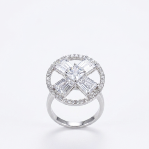Imperial Oval Blossom Adjustable Ring