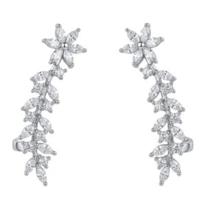 Almore Bloom Vine Ear Climber Earrings